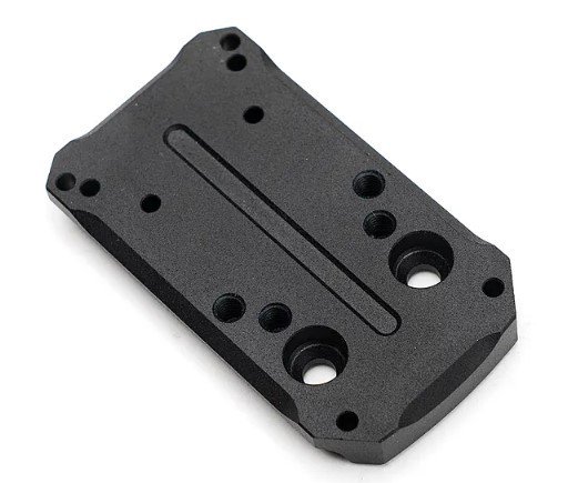Strike Industries G43RMR LITESLIDE MRDS Adapter Plate Black 6061-T6 - Strike Industries - LITESLIDE FOR G43 MRDS ADAPTOR PLATE
