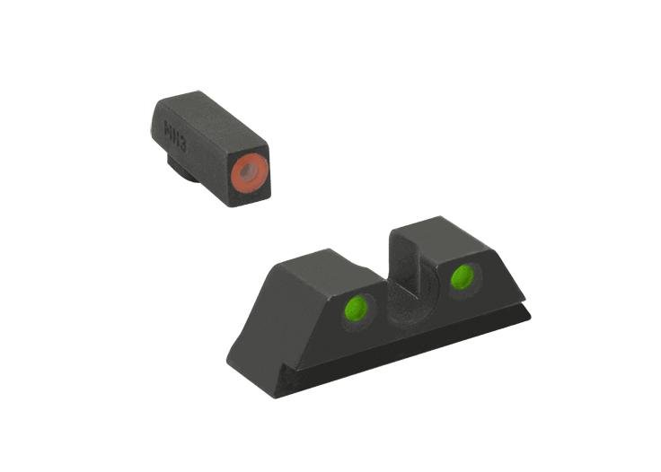 Meprolight ML41230 Pistol Sight for Kimber 1911, Tritium, Orange Front - Meprolight