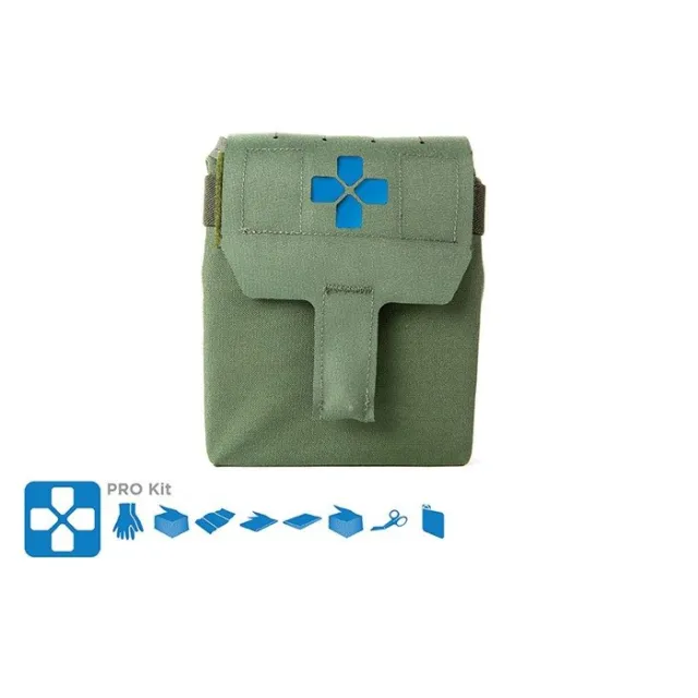 Blue Force Gear HW-TKN-MED-PRO-OD Trauma Kit Olive Drab - Blue Force Gear
