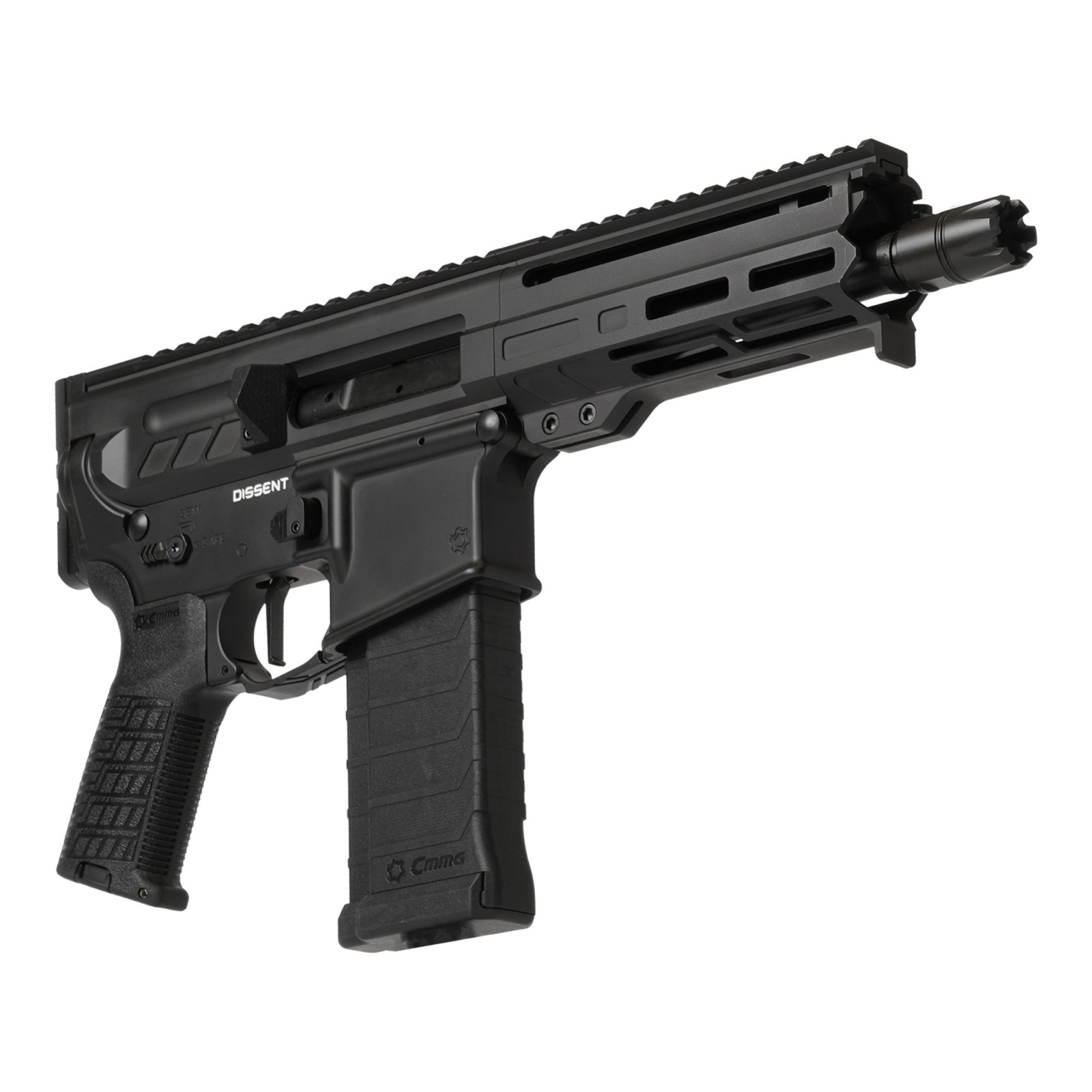 CMMG DISSENT Pistol Mk4 5.7x28MM 6.5" Armor Black - CMMG - 5.7X28MM