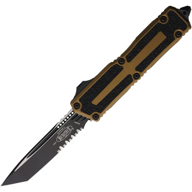Microtech Scarab II G3 1279-2TA 3.97 In TNT/PS Black Tan T/E - MICROTECH