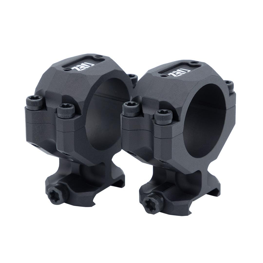 ZRO Delta Stealthcut 30MM Rings 1.25 In. Black Aluminum - ZRO Delta