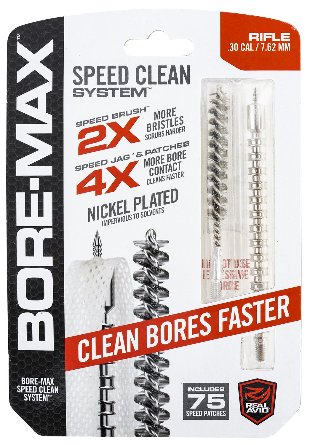 Buy Real Avid AVBMSET30 Bore-Max Speed Clean Upgrade Set 7.62mm 30 Cal Rifle online