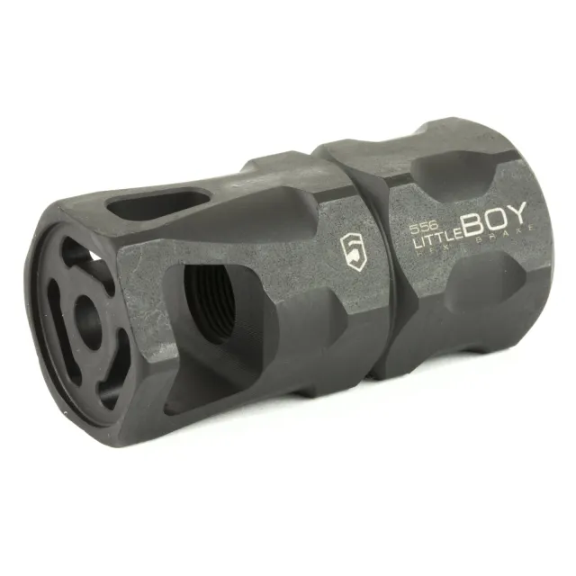 Phase 5 Weapon Systems LITTLEBOY .223/5.56 1/2x28 Parkerized Hex Brake - Phase 5 Weapon Systems - 223 REMINGTON