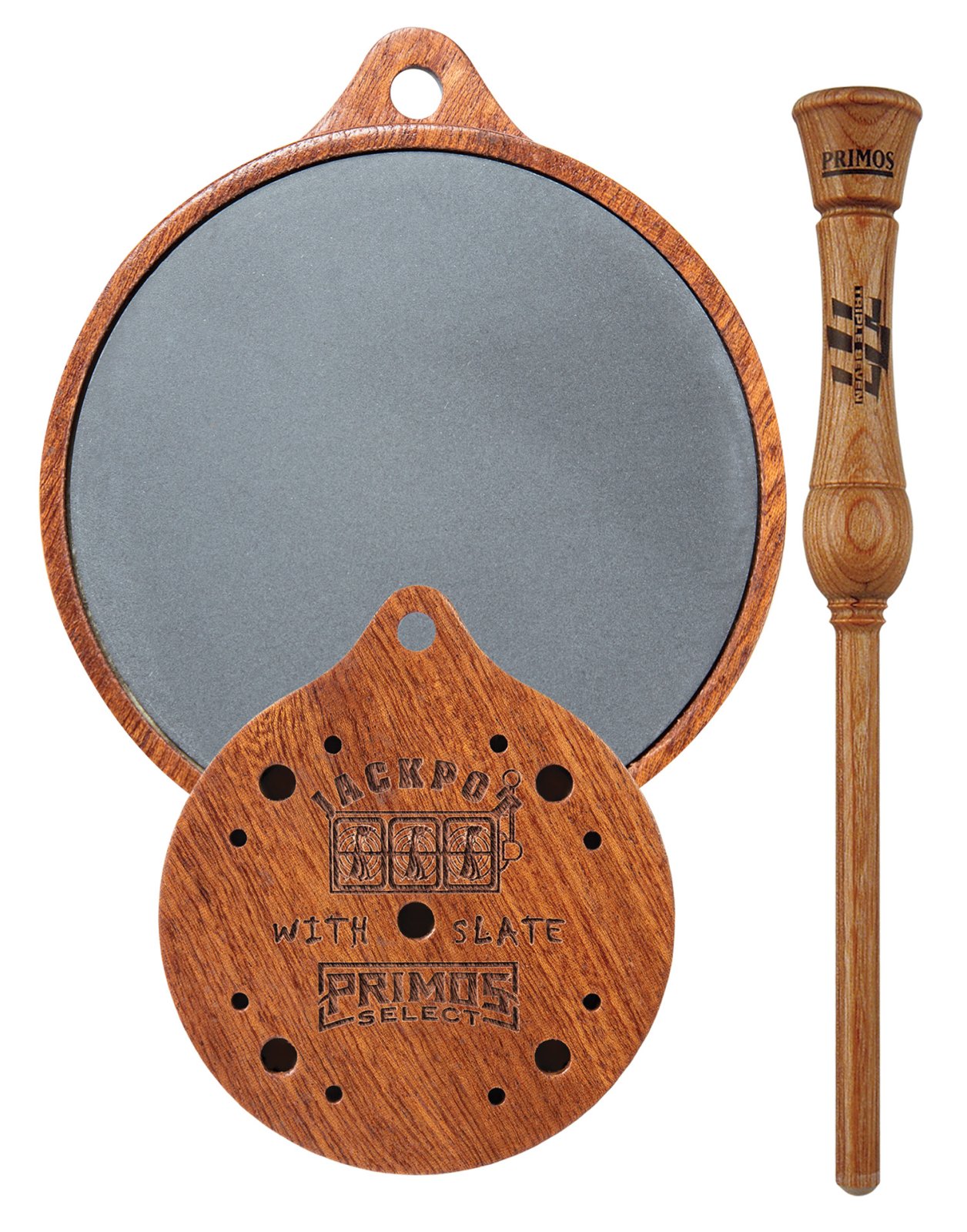 Primos 216 Jackpot Striker Call Turkey Sounds Gray/Natural Hardwood - Primos