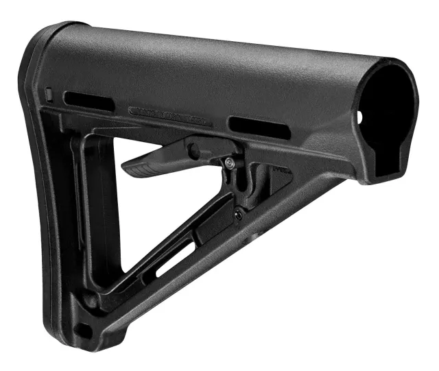 Magpul MOE AR-15 Mil-Spec Carbine Stock - Black with Rubber Pad, USA Made - Magpul Industries