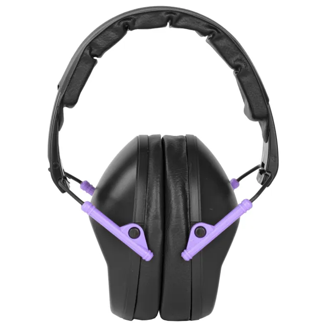 Walkers Game Ear / GSM Outdoors GWPFPM1BKPU PROLOW FLD MUFF PUR - Walker's