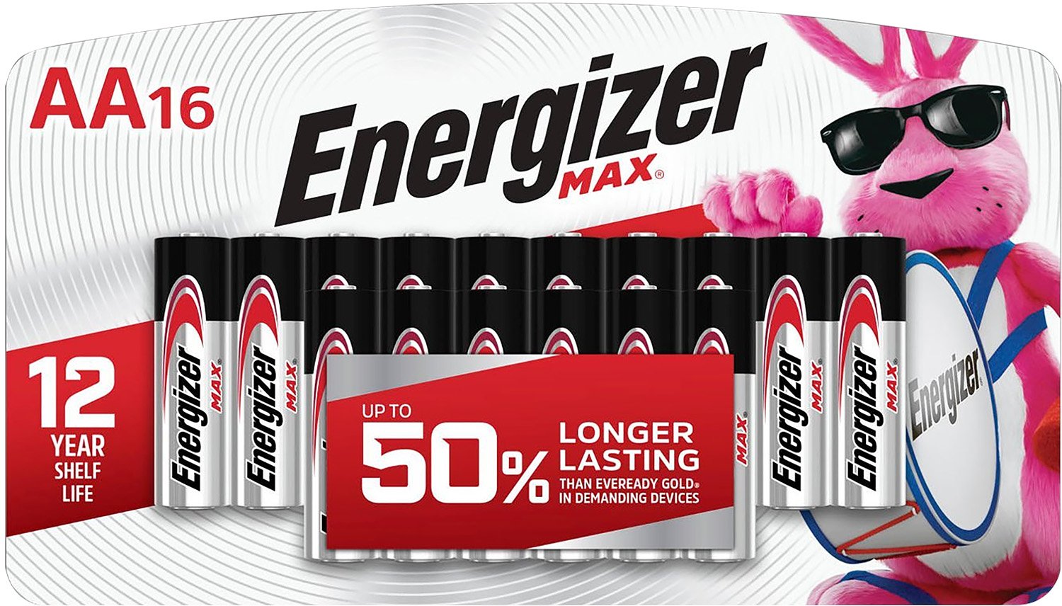Energizer E91LP16 AA Max 1.5V Alkaline Batteries (16-Pack) - Energizer Holdings, Inc.