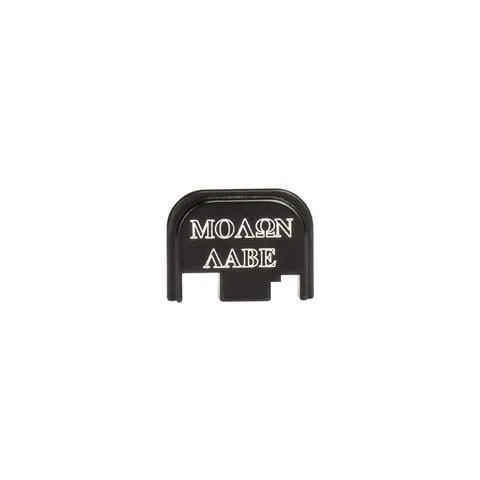 Crux Ordnance Molon Labe Engraved Back Plate Glock Gen1-4 - Crux Ordnance