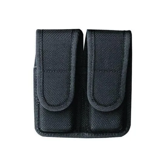 Bianchi Model 7302 Double Magazine Pouch AccuMold Black Horizontal Vertical