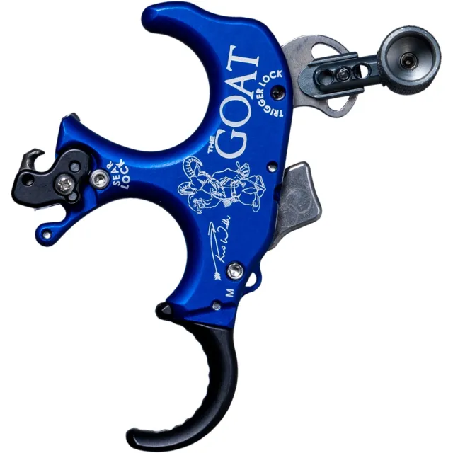 Buy Tru Ball TGOT-BLQS-M GOAT 3 Finger Release Blue/QuickSilver Medium online