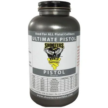 Shooters World D036-07 Ultimate Pistol Powder 1lb, Versatile Burn Rate