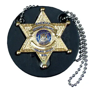 Perfect Fit Round Universal Badge Holder w/ Chain 700-R