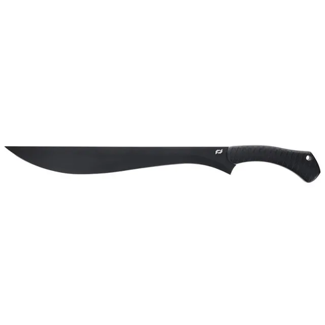 Schrade Decimate Brush Sword 1182525 - 3CR Steel, Rubberized Handle, 16.25-inch Blade, Black