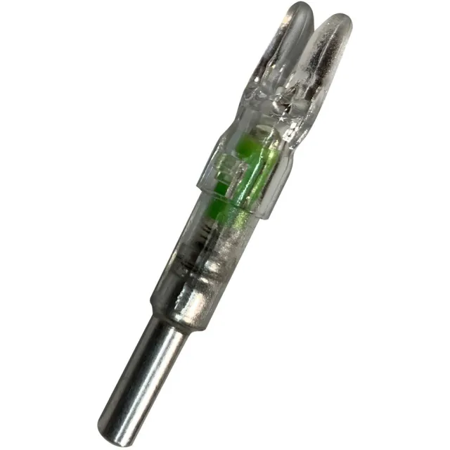 Flex Fletch LIT166GR12 Lighted Arrow Nocks .166 Green 3 Pack - Flex Fletch