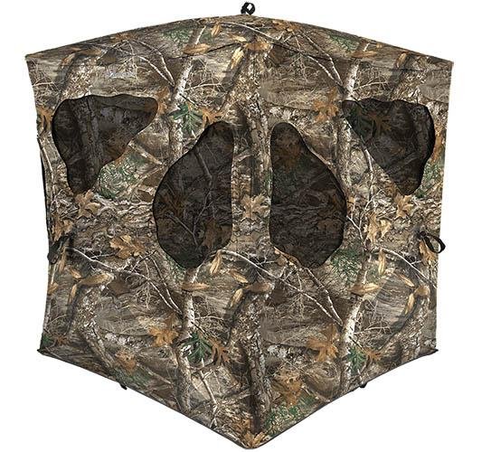 Ameristep Silent Brickhouse Blind Mossy Oak 59x59 Footprint - Ameristep/Evolved Ingenuity