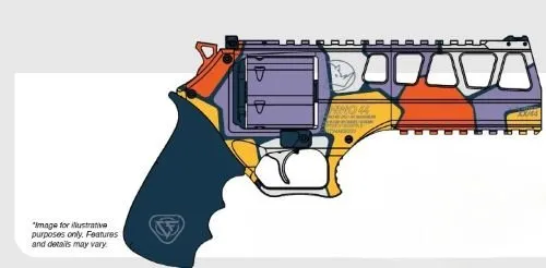 Chiappa RHINO REVOLVER L FRAME 60 DS ELITE LIMITED EDITION 44MAG 6IN BARREL 6RD BLACK FIBER OPTIC FRONT SIGHT ADJ REAR SIGHT CUSTOM ALUMINUM GRIP 340.348