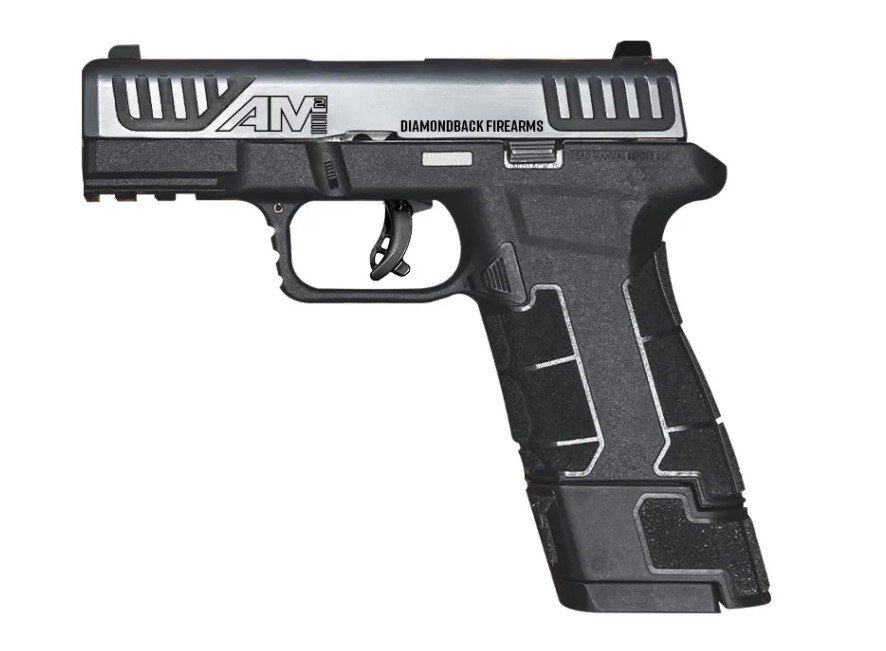 Diamondback DB0300P031 9mm Pistol 12+1/17+1 Black/Stainless 3.5" Barrel - Diamondback Firearms - 9mm