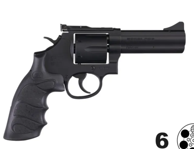 SAR USA SARSR38BL4 .357 Mag Revolver 4" Barrel 6-Shot Black Steel Frame - SAR USA - 357 MAGNUM | 38 SPECIAL