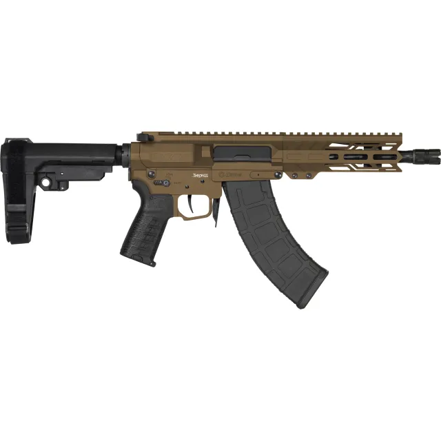 CMMG Banshee MK47 7.62x39mm 30Rd Bronze 8 Inch Tactical - CMMG - 7.62X39mm