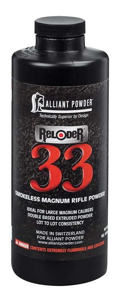 Alliant Reloder 33 1LB Powder | Impregnated Kernels | Enhanced Velocity