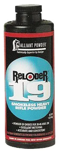 Alliant Reloder 19 Smokeless Powder 1 lb. for Accurate Medium & Heavy Rifle Loads