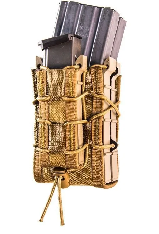 High Speed Gear 112RP0CB TACO X2RP Triple Mag Pouch Coyote Brown Nylon - High Standard