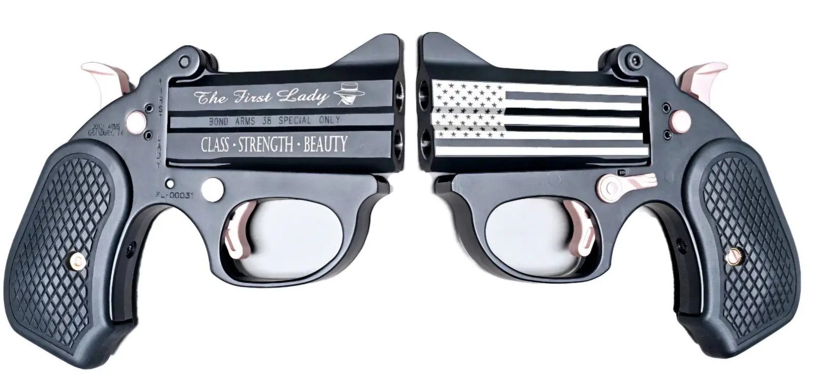 Buy Bond First Lady 38spl 3 Blk-rose Gold B6 Grips online