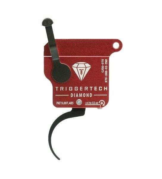 TRIGGERTECH Rem700 Diamond Pro Curved RH Sgl Stage Trigger R70-SRB-02-TNP - TriggerTech