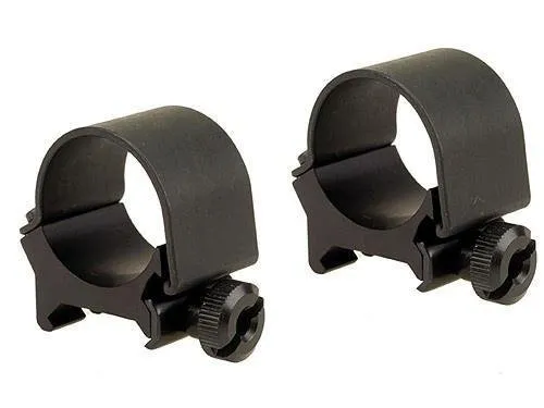 Buy Weaver 49041 Detachable Top Mount Rings 1 in Matte Black Medium online