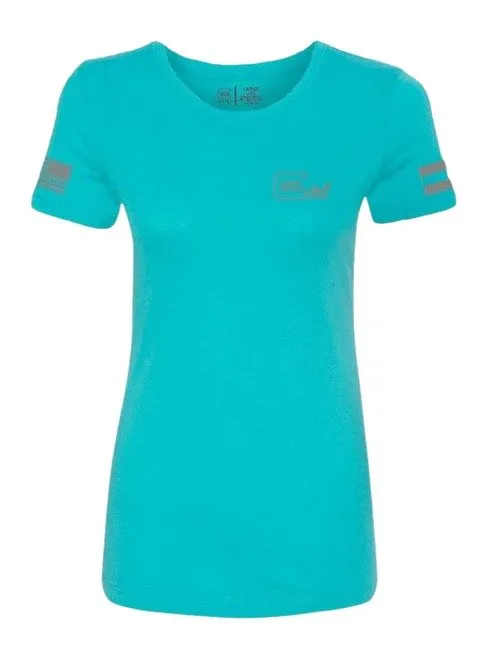Glock AP96443 Glock GIRL FLAG TEE S TEAL - Glock