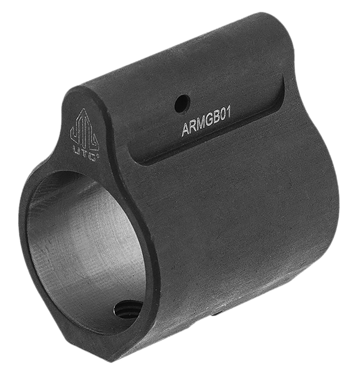 Buy Leapers MNTARMGB01 Micro Gas Block .750" Phosphate Steel Low Profile online