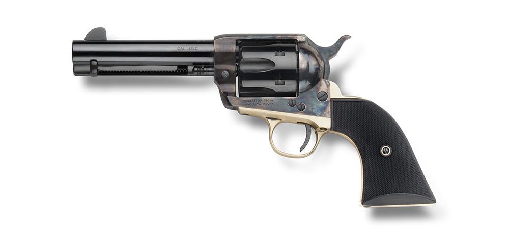 Pietta GWII 45LC Handgun 4.75 in Barrel Blue Case Hardened 6rd Capacity - EMF Inc. DBA Pietta - .45 Colt