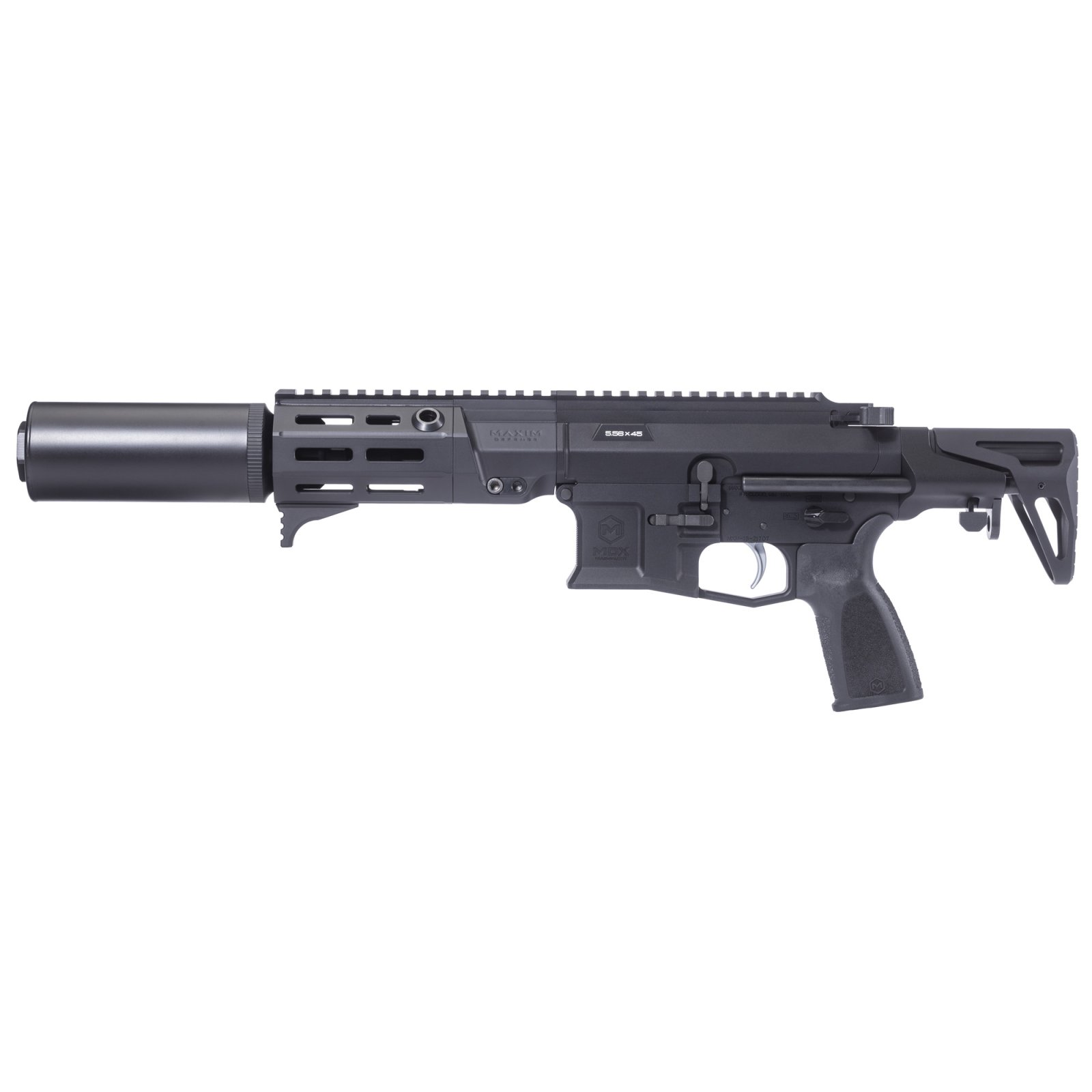 Maxim Defense MXM-49704 PDX-SD 5.56 NATO SBR, 5.5" Barrel, Black, DSX Suppressor - Maxim Defense - 556NATO