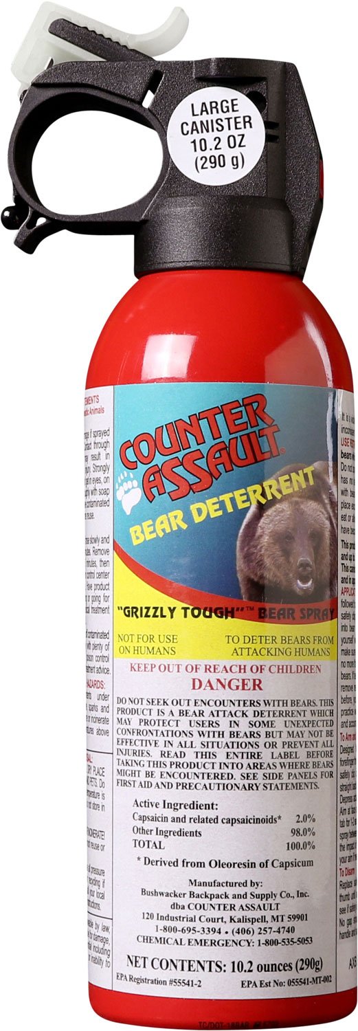 Buy Counter Assault 15067034 Bear Spray 10.2 oz, 40ft Range, 2% Capsaicin online