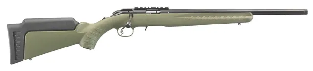 Ruger 8334 22 LR 18 In 11rd Blued Barrel OD Green Stock - Ruger - 22 LR