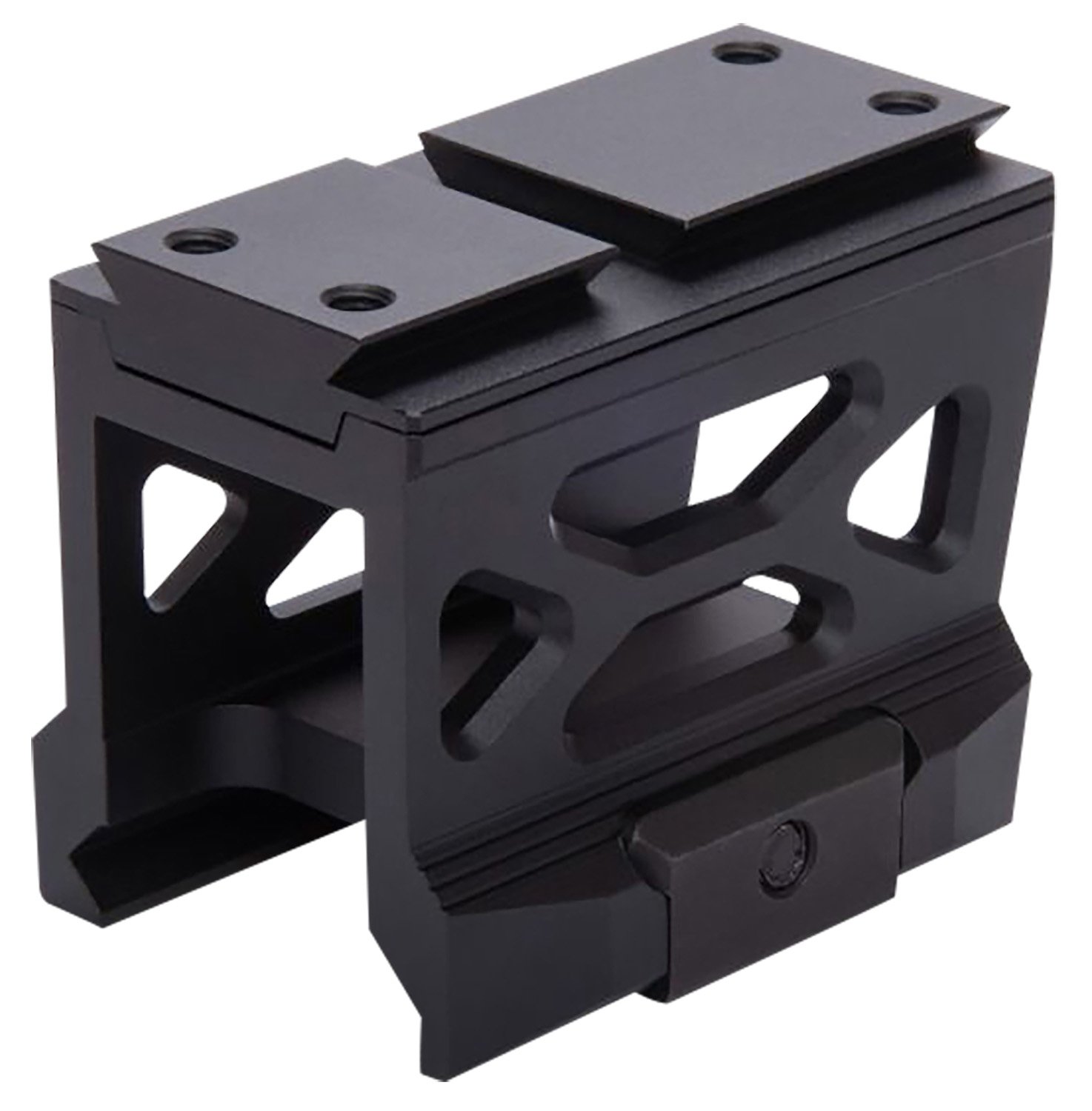 Viridian 9820029 RFX45 High Mount 1/3 Cowitness Black Anodized Aluminum - Viridian - RFX45 HIGH MOUNT FOR 1/3 LOWER COWITNESS