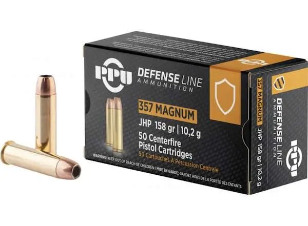 Prvi Partizan PPD357 .357 Mag 158gr JHP Defense Ammo 50 Rounds - Prvi Partizan - 357 Mag