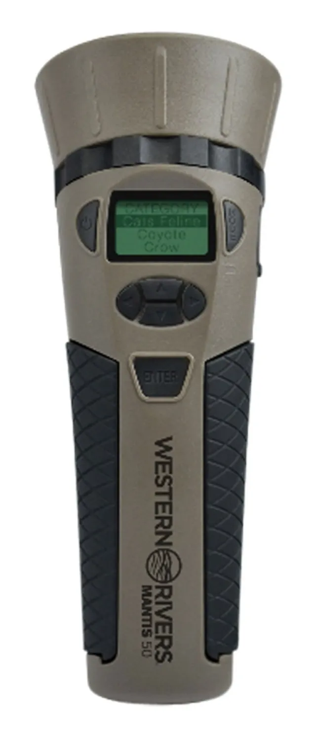 Western Rivers GC50 Mantis 50 Electronic Game Call 50 Sounds Brown - WRC