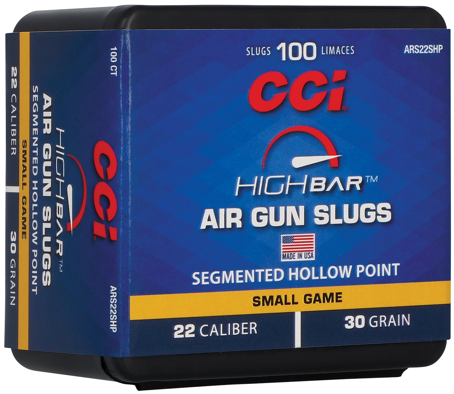 CCI ARS22SHP22 22LR Segmented HP Rimfire Ammo 100Rd - CCI - Segmented Hollow Point