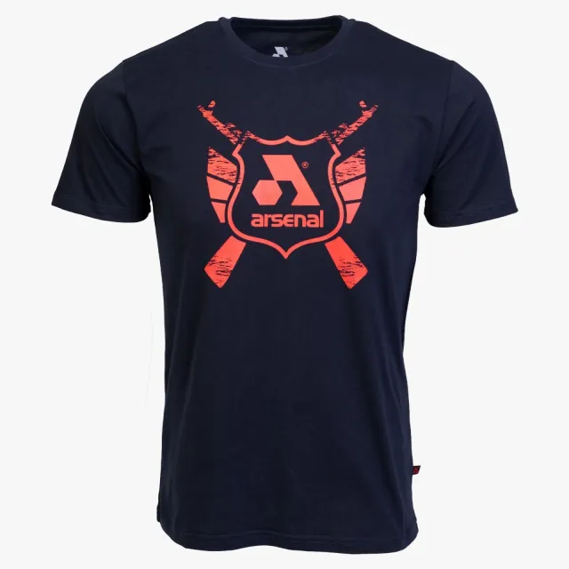 Arsenal Small Blue Cotton Relaxed Fit Classic T-Shirt - Arsenal