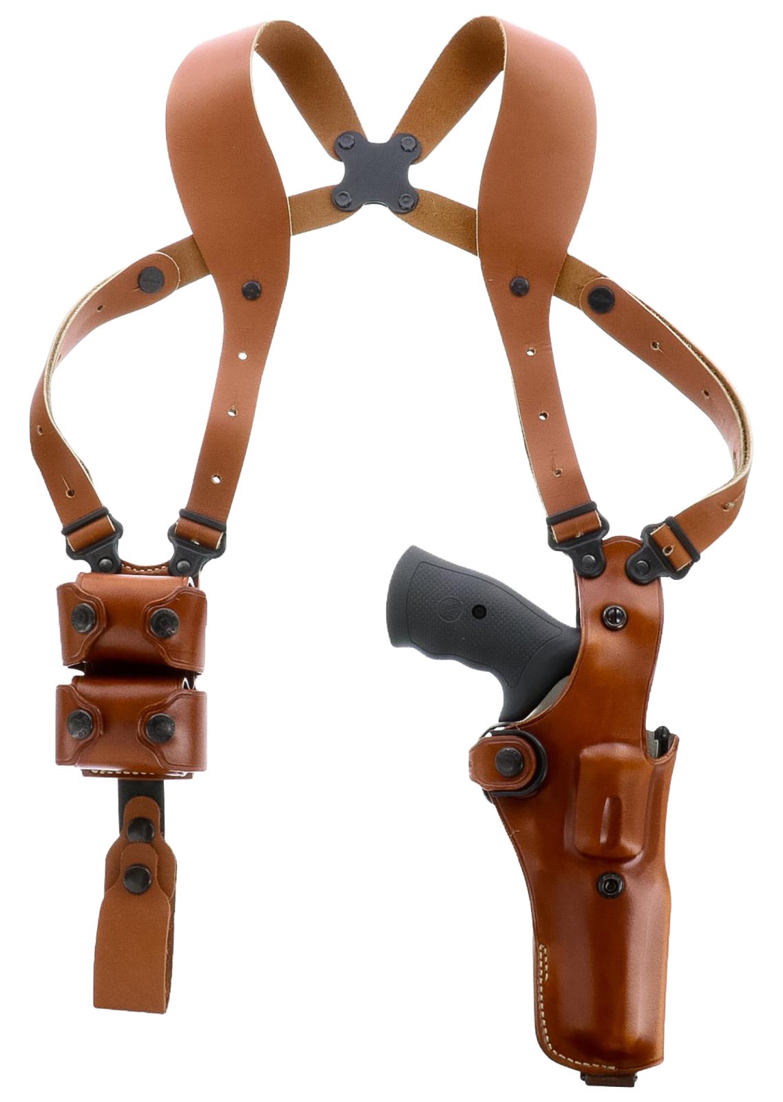 Buy Galco VHS4104 Vertical Shoulder Holster System Tan Leather Ambidextrous online