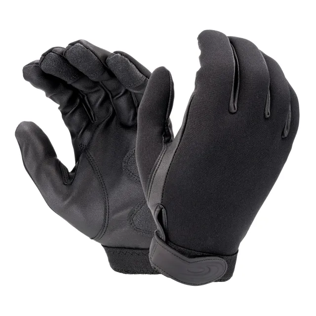 Hatch 4002 Specialist All-Weather Duty Gloves, Large, Black - Neoprene Construction, Extreme-Grip Patches, Secure Hook & Loop Closure