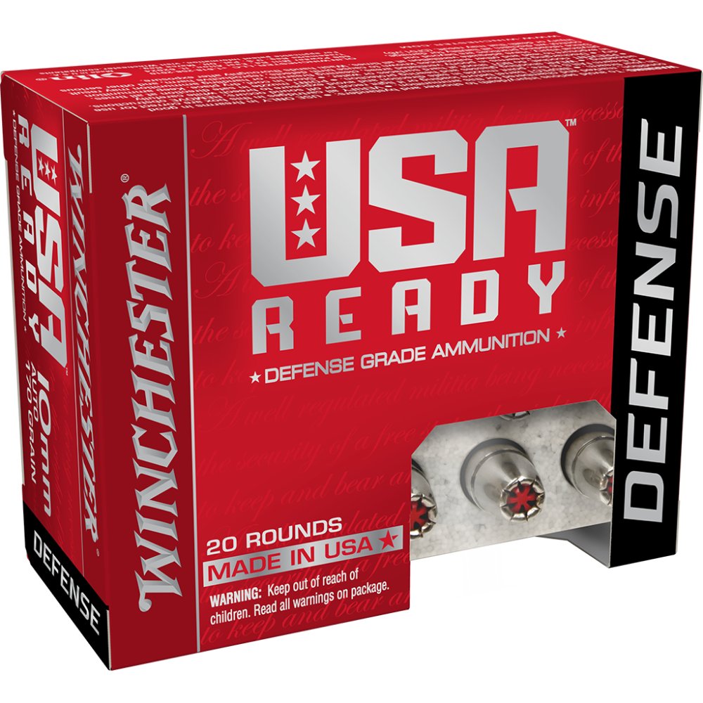 Winchester Ammo RED10HP USA Ready 10mmAuto 170gr Hex Vent Hollow Point... - Winchester - 10mm Auto