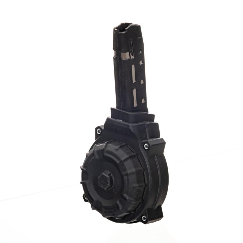 ProMag Glock 20 10mm Drum Magazine, 50 Rounds, DuPont Zytel Polymer, Heat-Treated Stainless Steel Spring, USA-Made - ProMag Industries - 50RD