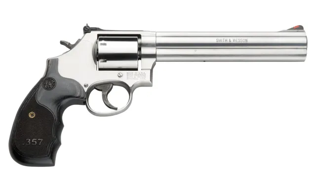 Buy Smith & Wesson Model 686 Plus 357 Mag Revolver Silver w/ Black Grips online