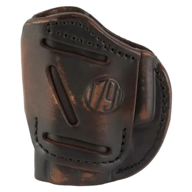 1791 Gunleather 4WH-2-VTG-R 4-Way Holster Size 2 Vintage Brown RH - 1791 Gunleather