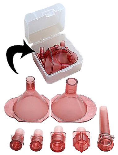 Buy MTM Universal 17 to 500 S&W Powder Clear Red Funnel Kit (AF7) online