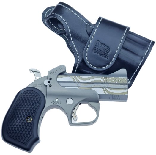 Bond ARMS Rowdy XL Flag Package .45LC/.410 3.5in 2rd Revolver (RWXL-FLGP) - Bond Arms, Inc. - 410 Bore | 45 Colt