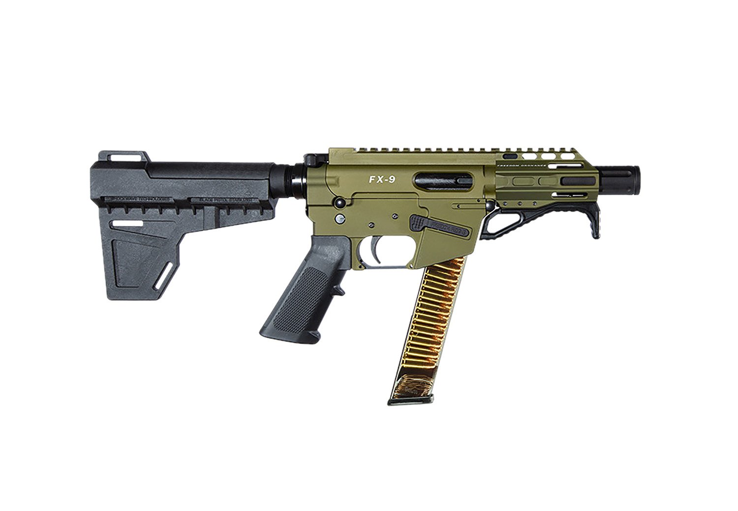 Buy FREEDOM ORDNANCE FX9P4-ODG FX9P 9mm Luger 31+1 4" OD Green online